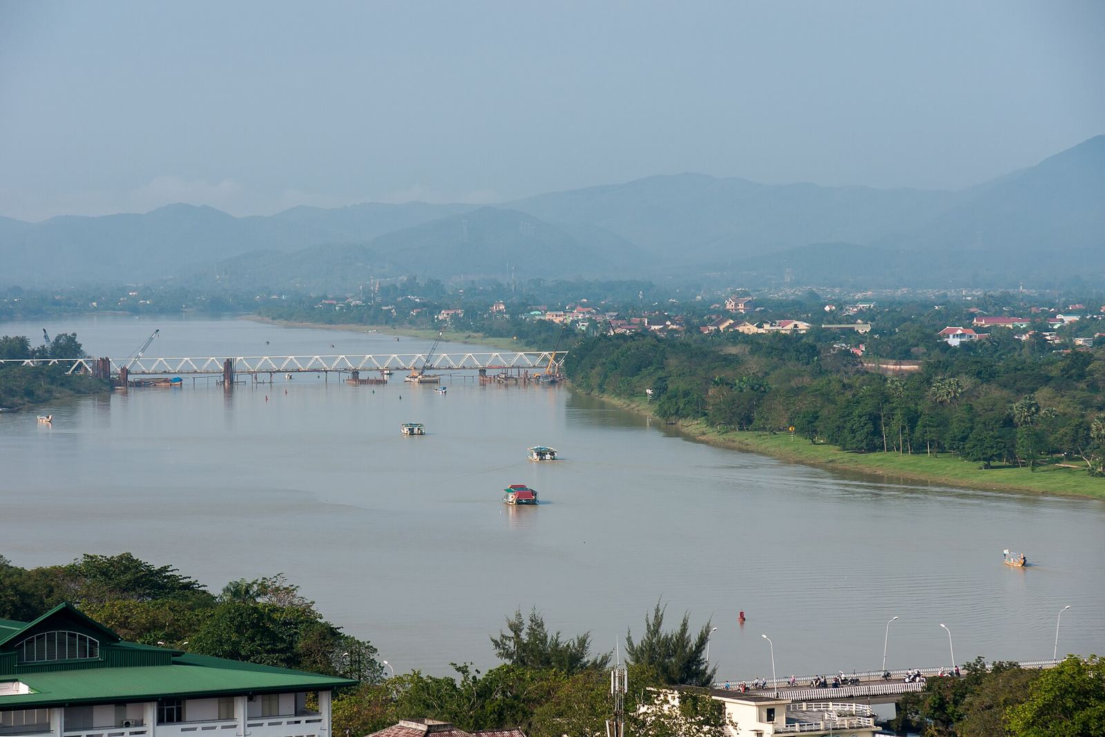The Perfume River, with room to sit and call home.