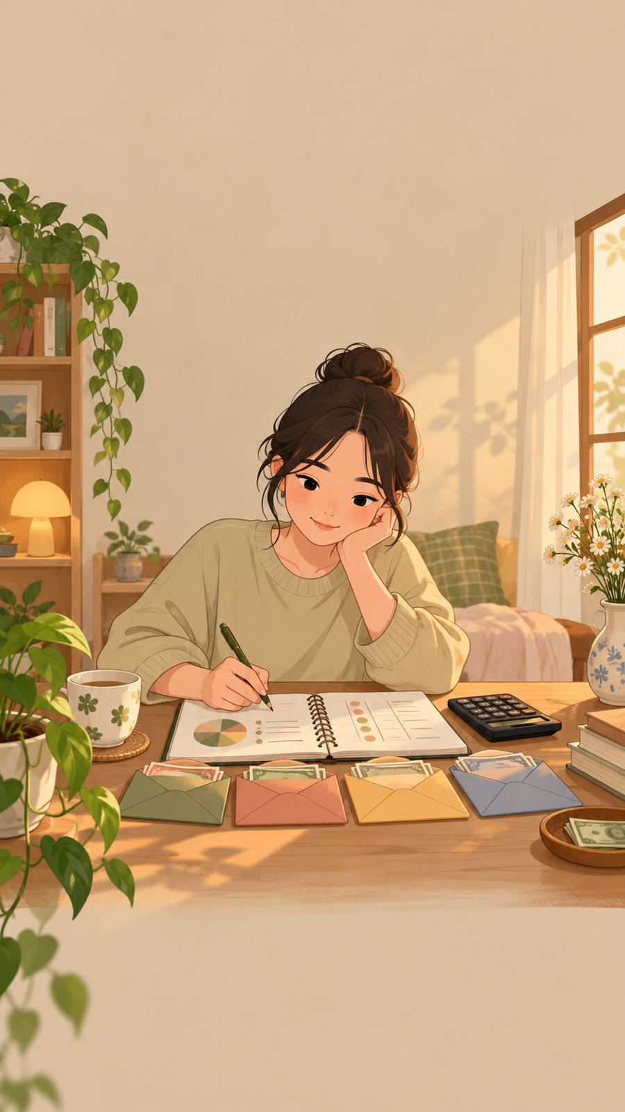Lương 15 triệu chia thế nào cho đủ tháng? Bảng chia thật và công cụ tự tính (2026)